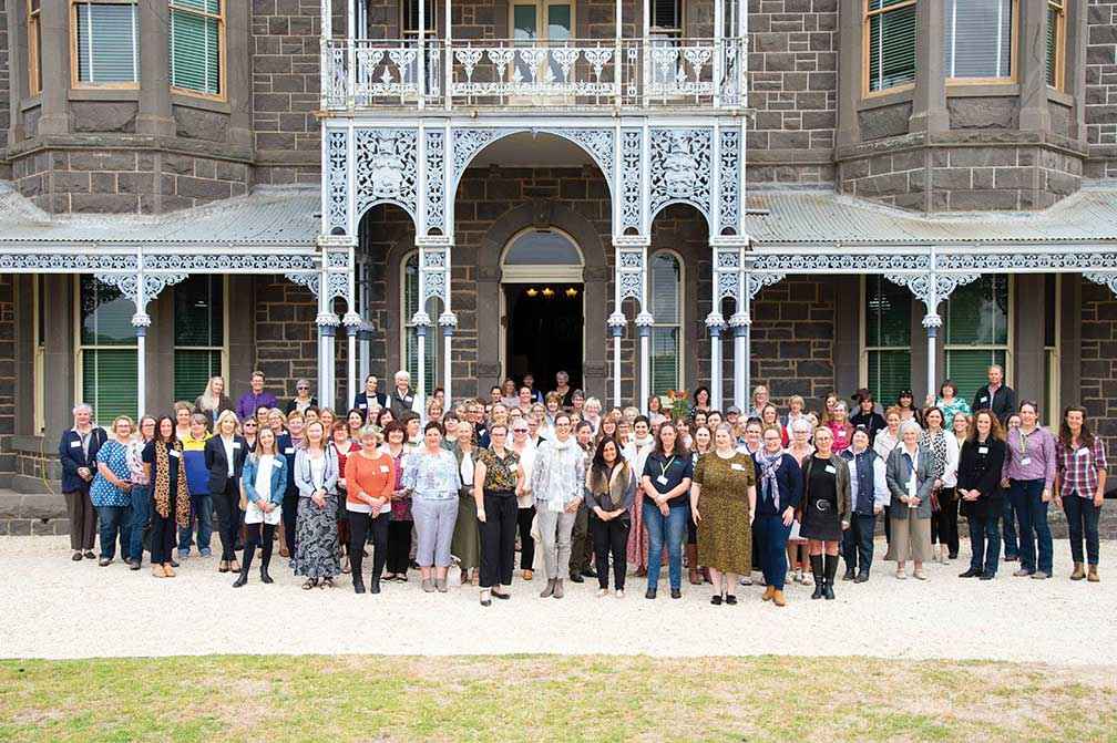 Members of the Corangamite Rural Women’s Network at Barwon Park Mansion in 2019.