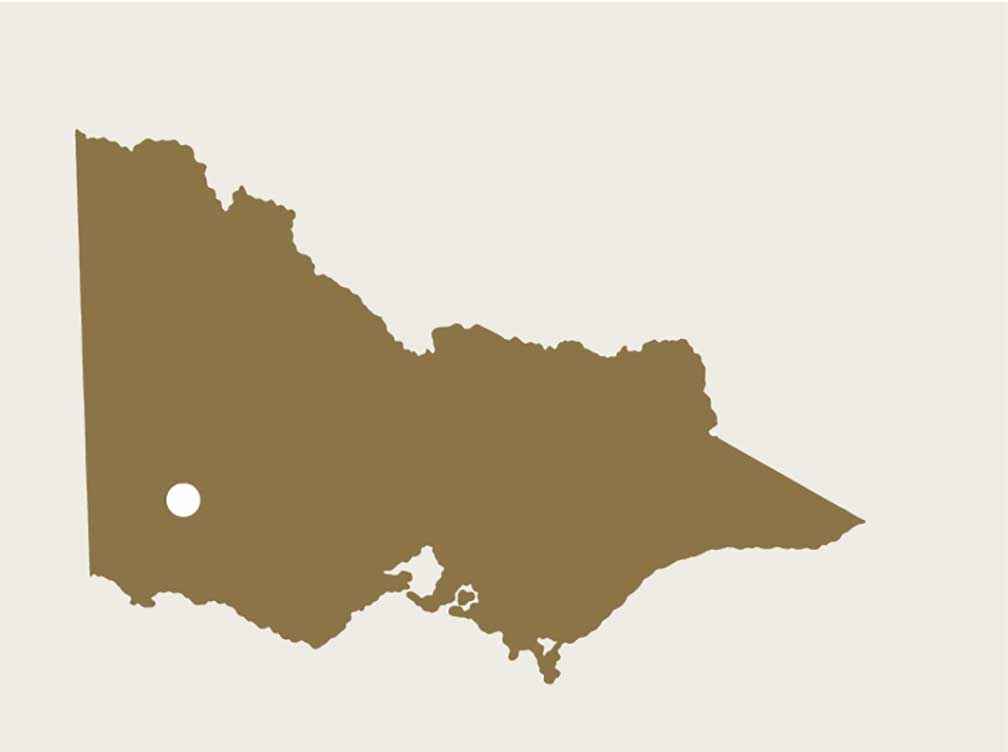 Location map - Fyans Creek